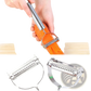 Stainless Steel 2 in 1 Potato Peeler and Julienne Grater