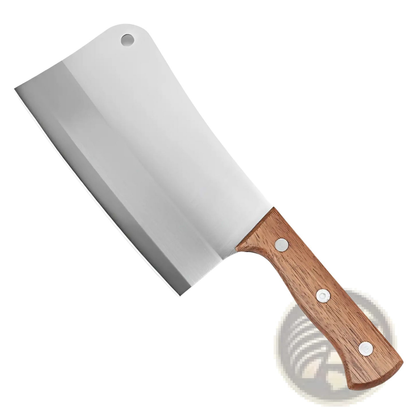 Stainless Steel Chef Knife Cleaver with Wood Handle