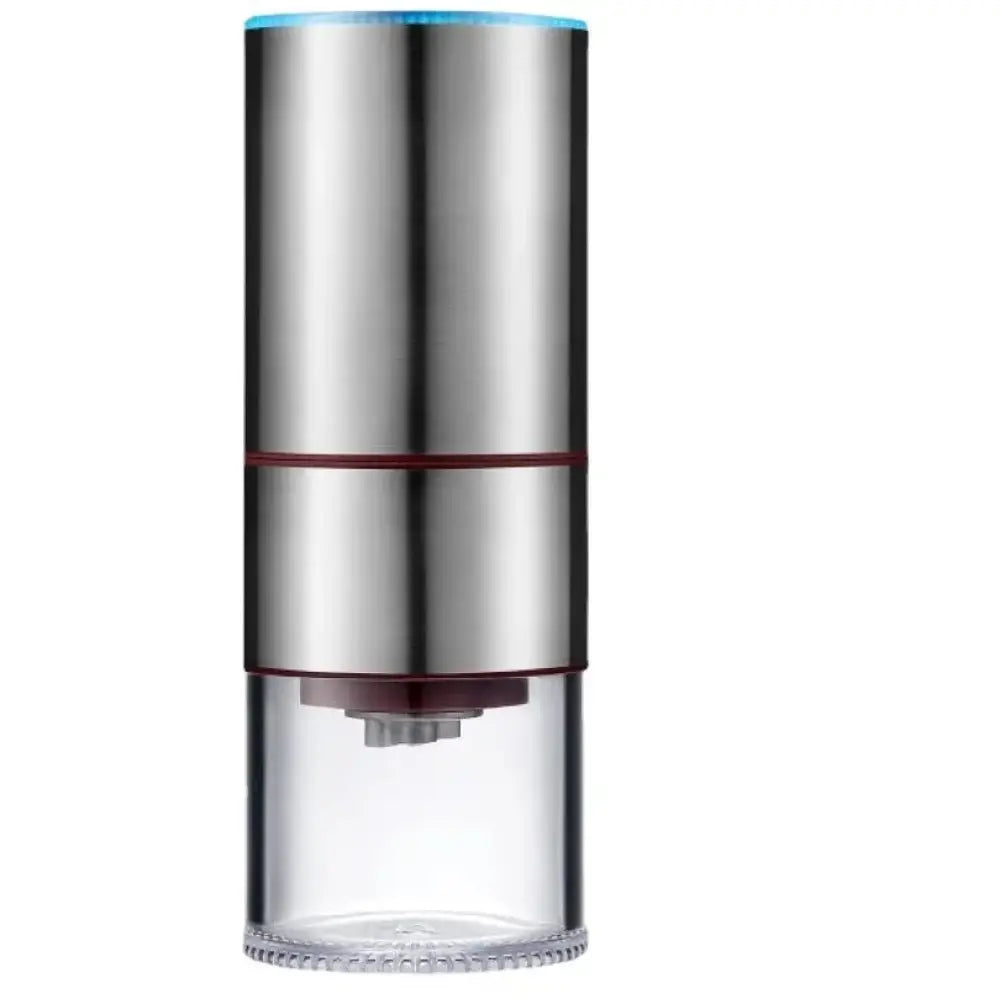 Premium Stainless Steel Electric Coffee Grinder with Glass Base