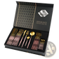Stainless Steel Cutlery Set 24 Piece Luxury Gift Box