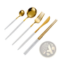 Stainless Steel Cutlery Set with Chopsticks 5pc