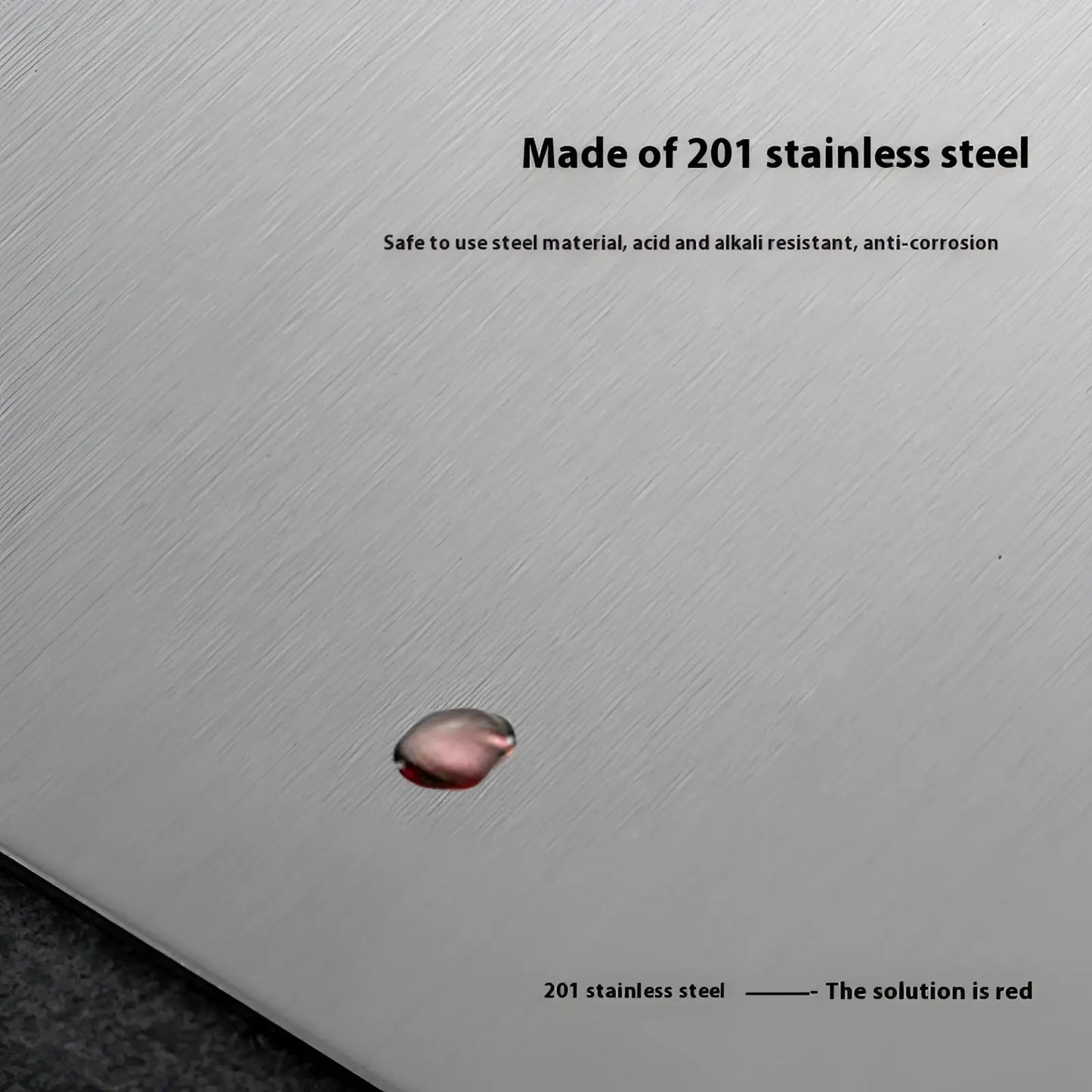 Stainless Steel Cutting Board with Handle Anti-mold Plate