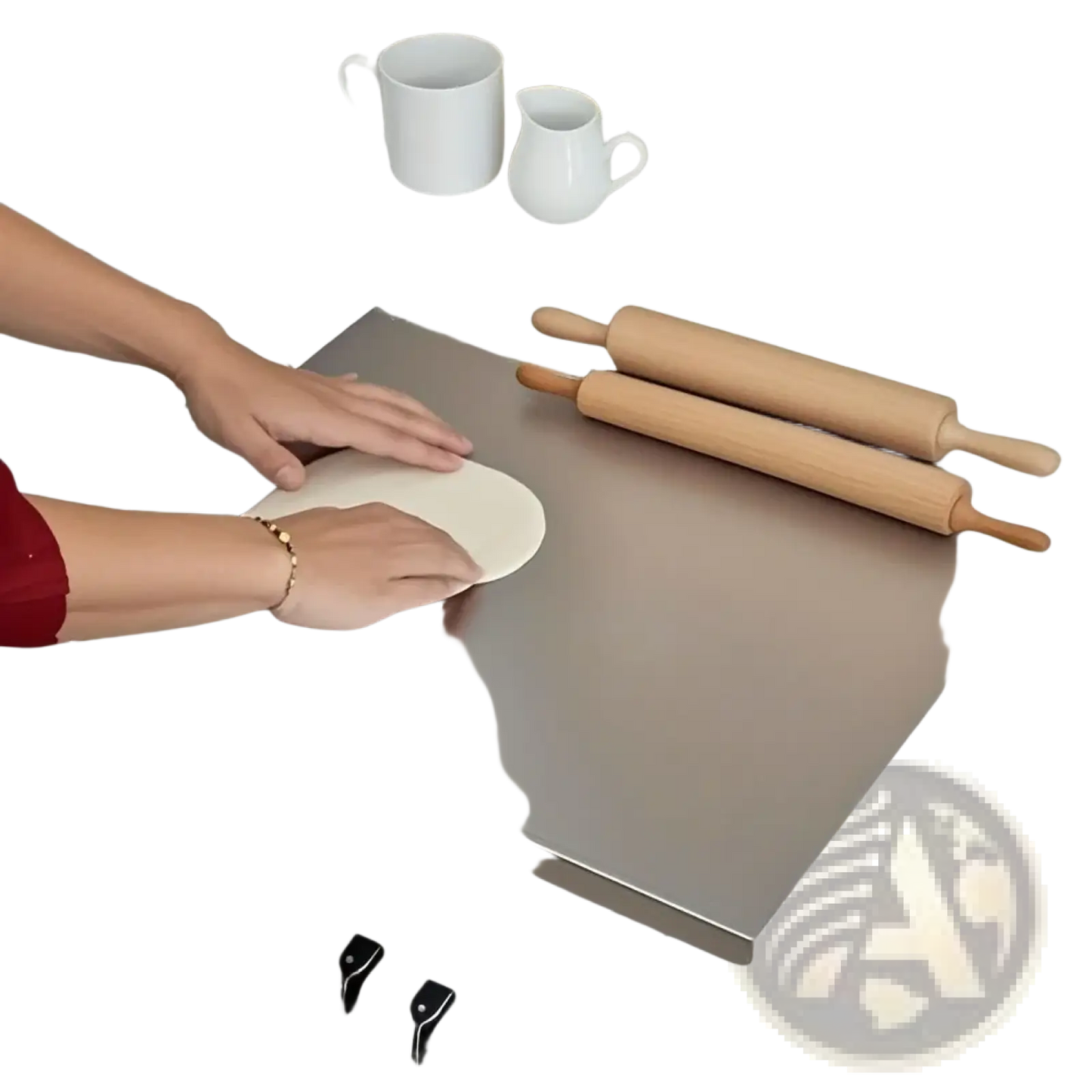 Stainless Steel Cutting Board with Lip and Sealed Lid