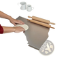 Stainless Steel Cutting Board with Lip and Sealed Lid