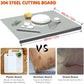 Stainless Steel Cutting Board with Lip Xxl 304 Metal