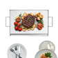 Stainless Steel Flat Top Griddle 23x16 Bbq Grill Pan