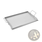 Stainless Steel Flat Top Griddle 23x16 Bbq Grill Pan