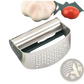Stainless Steel Garlic Press Curved Masher Utensil