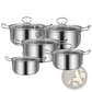 Stainless Steel Induction Cookware Set 11 Pieces