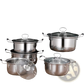 Stainless Steel Induction Cookware Set 11 Pieces