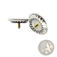 Stainless Steel Kitchen Sink Strainer Plug 78mm
