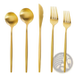 Stainless Steel Matte Cutlery Set Minimalist Flatware
