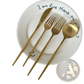 Stainless Steel Matte Cutlery Set Minimalist Flatware