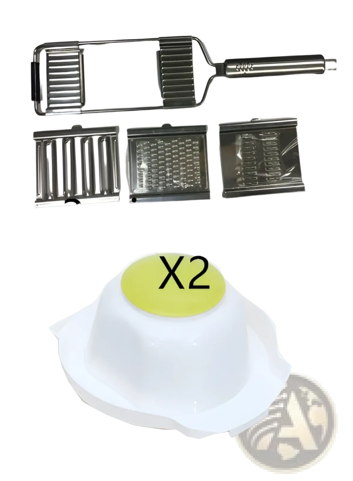 Stainless Steel Multi Grater and Slicer Set
