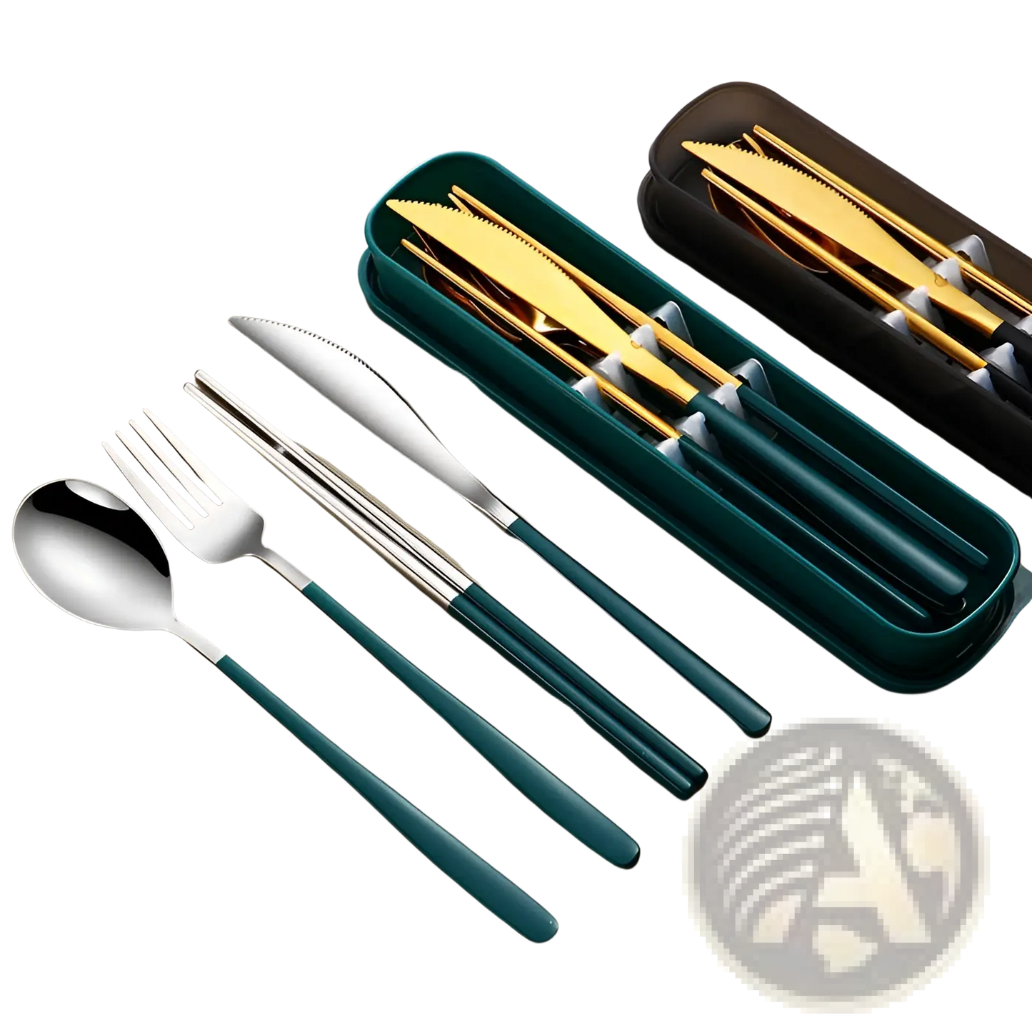 Stainless Steel Portable Cutlery Set with Case