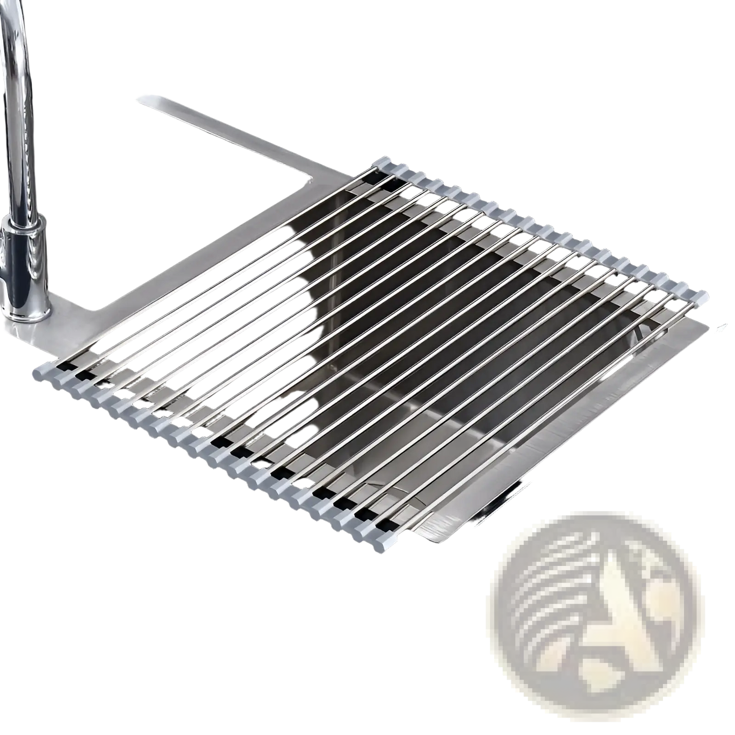 Stainless Steel Roll Up Dish Drying Rack for Sink