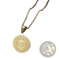 Stainless Steel Saint Benedict Medal Pendant Necklace