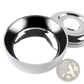 Stainless Steel Shaving Soap Bowl with Lid
