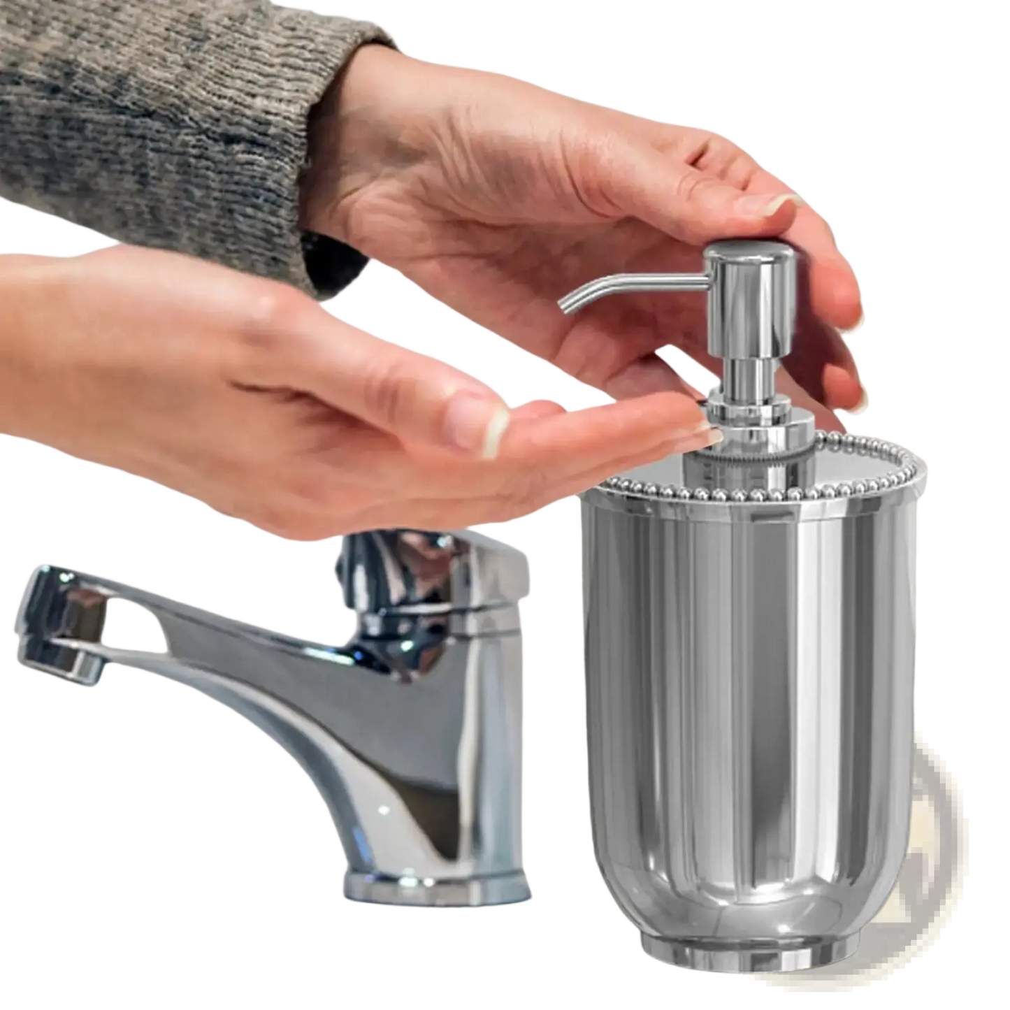 Stainless Steel Soap Dispenser Pump Chrome Finish