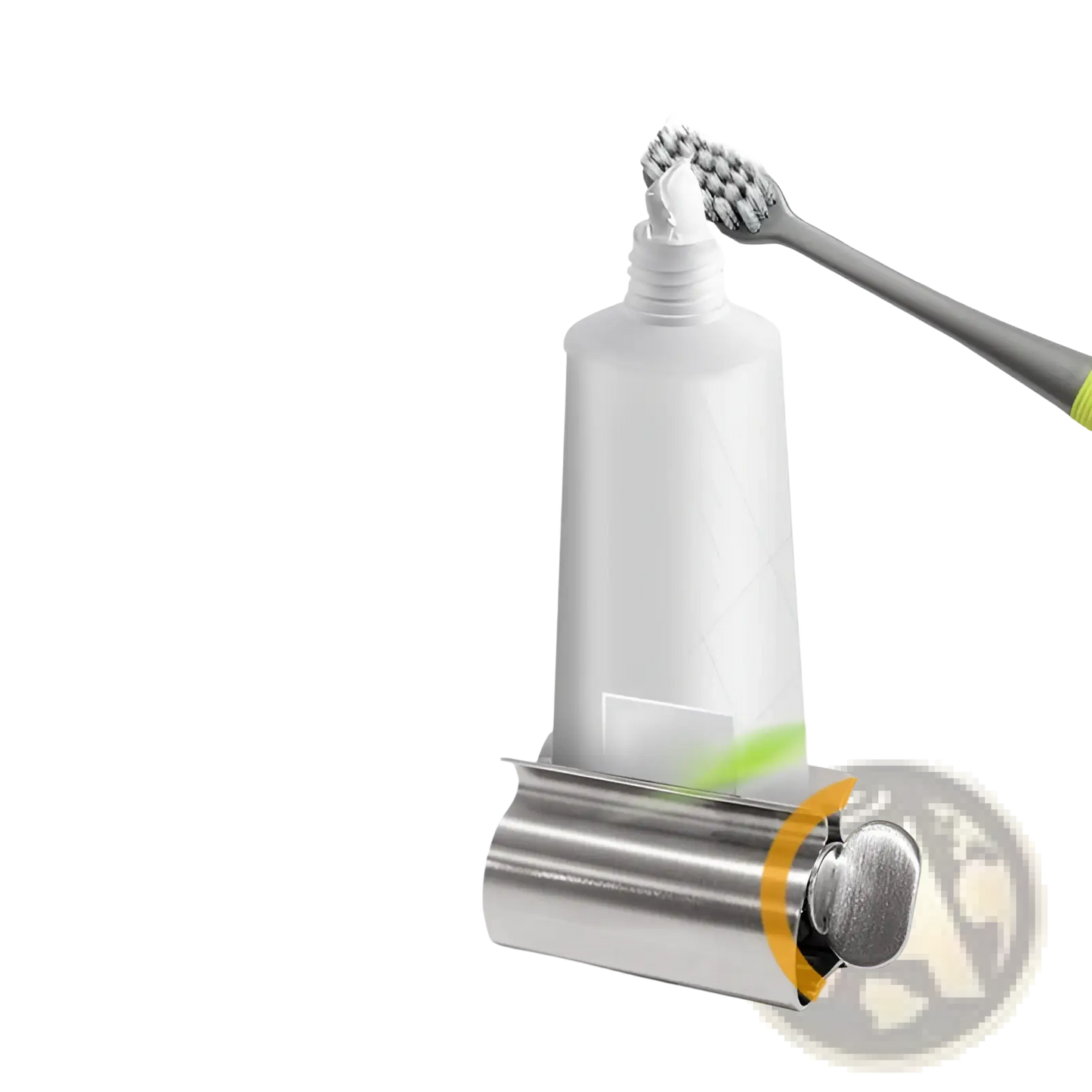 Stainless Steel Toothpaste Squeezer and Holder Set