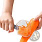 Stainless Steel Vegetable Peeler with Gray Handle