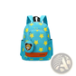 Star Print Soccer Backpack with Bear Coin Purse
