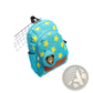 Star Print Soccer Backpack with Bear Coin Purse