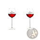 Starfish Sea Horse Crystal Red Wine Glass 400ml