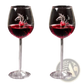 Starfish Sea Horse Crystal Red Wine Glass 400ml