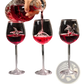 Starfish Sea Horse Crystal Red Wine Glass 400ml