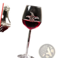 Starfish Sea Horse Crystal Red Wine Glass 400ml