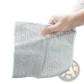 Steel Wire Dishcloth Mesh Kitchen Scrubber 20x20cm
