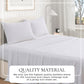 Viscose from Bamboo & Cotton Blend Jersey Knit Sheets