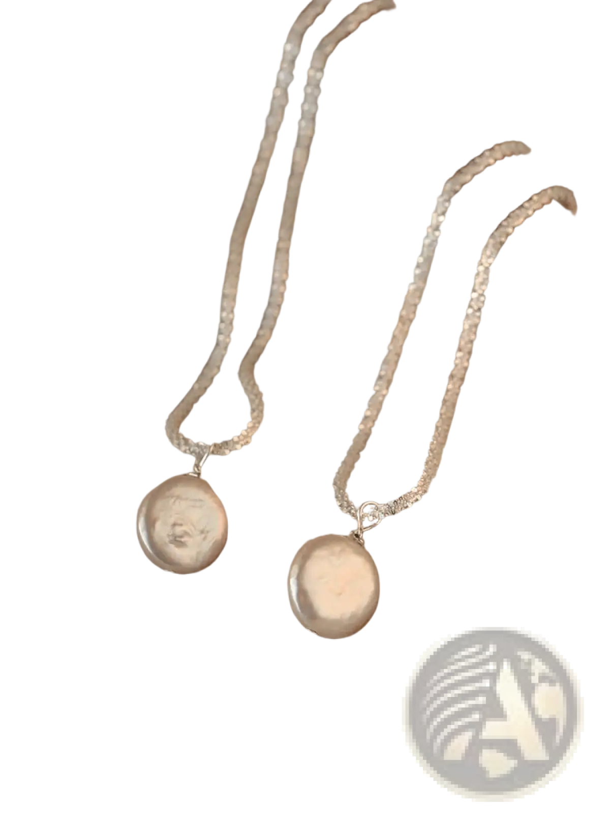 Sterling Silver Baroque Pearl Starry Sky Necklace
