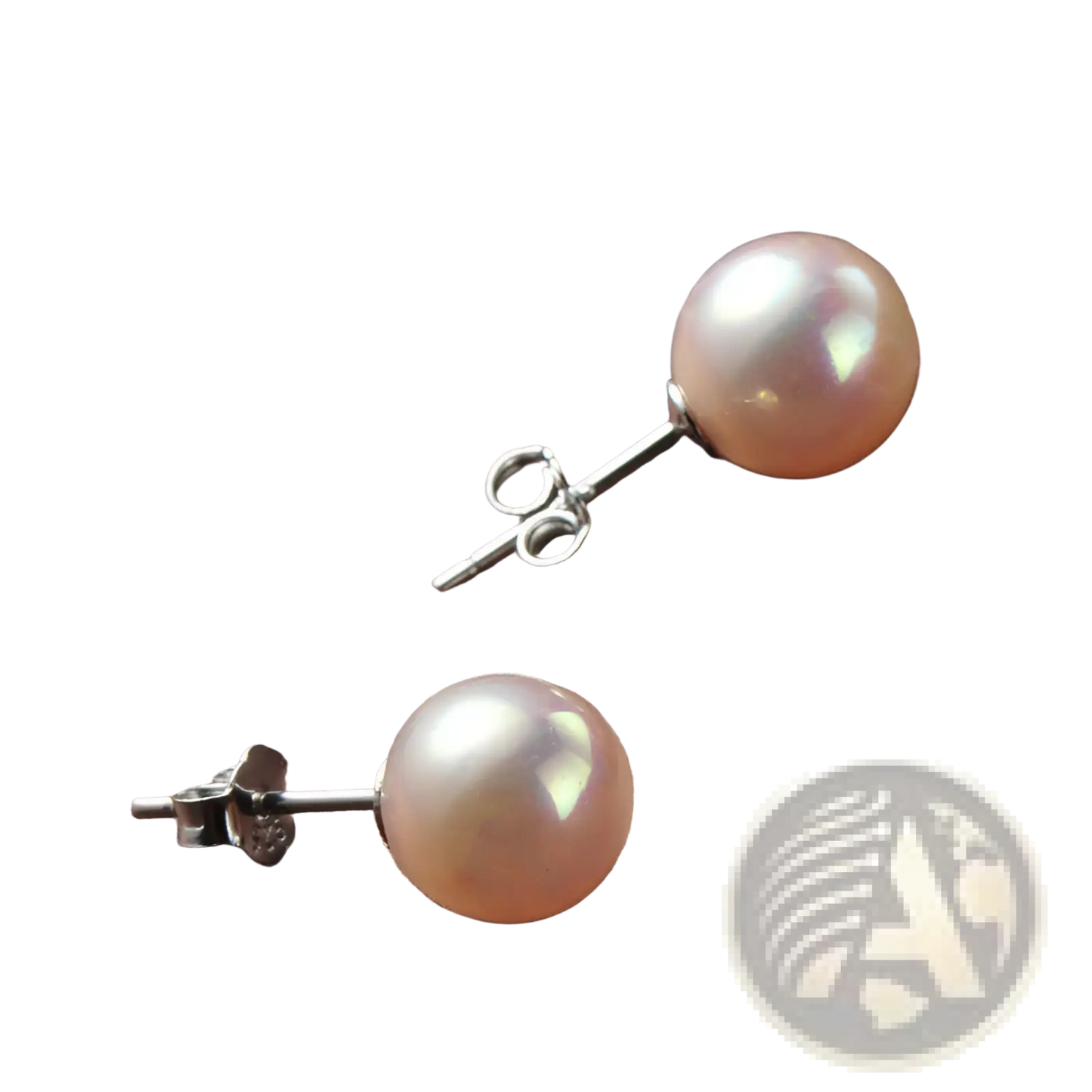 Sterling Silver Freshwater Pearl Stud Earrings