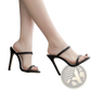 Stiletto Sandals Minimalist Strappy High Heels