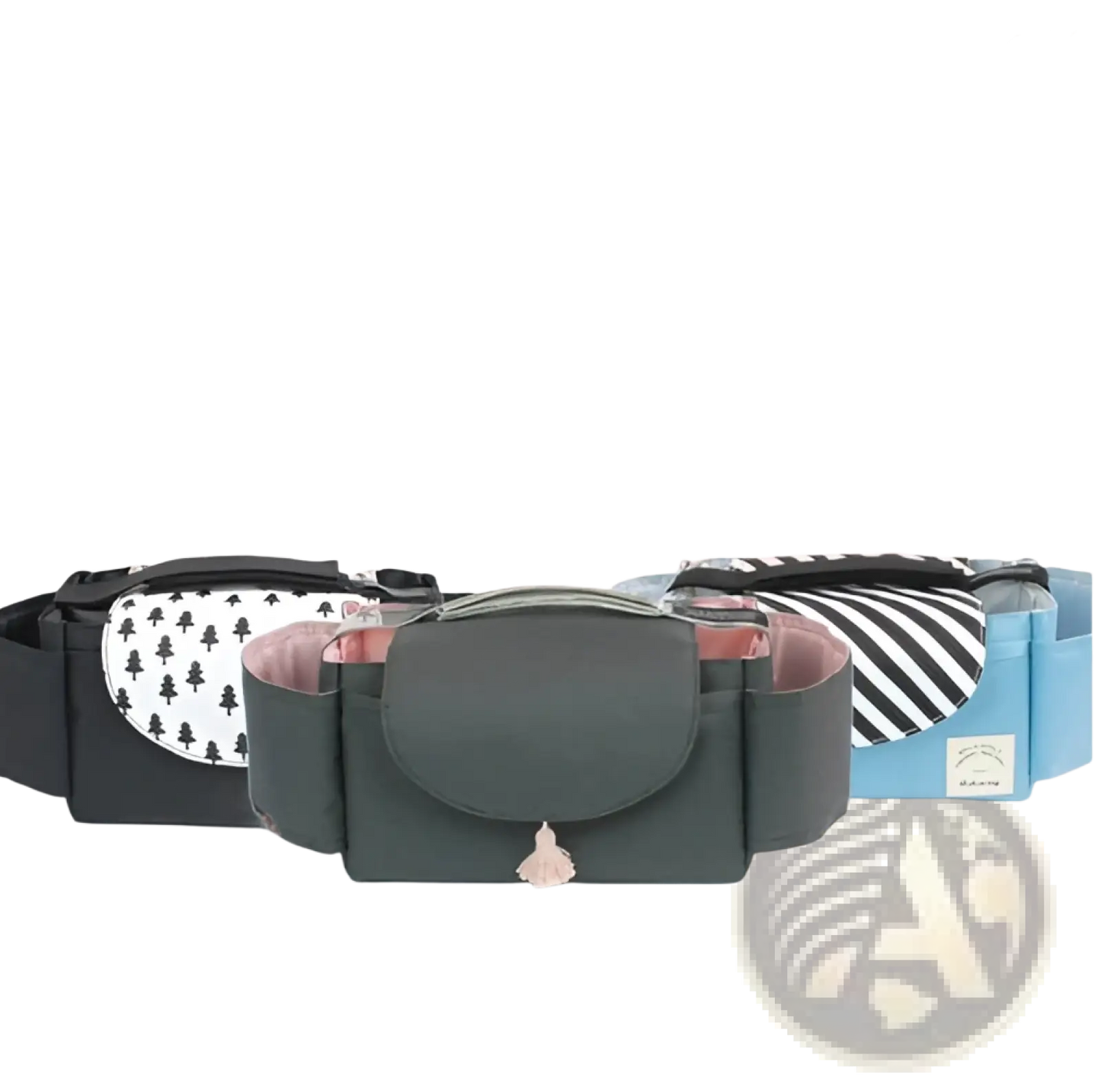 Stroller Organizer Bag with Multi Storage Pockets