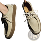 Suede British Style Casual Lace Up Leather Shoes