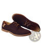 Suede Oxford Shoes Men's Lace Up Leather Flats