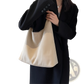 Suede Shoulder Bag Large Capacity Slouchy Tote Bag