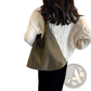Suede Shoulder Bag Large Capacity Slouchy Tote Bag