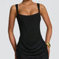 Ruched Corset Sleeveless Mini Party Dress
