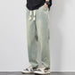 Men's Wide Leg Light Wash Denim Joggers