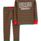 Carter's Boy's Baby 2 Pc Cotton Never Naughty Pajama Set Green Multi Size 12