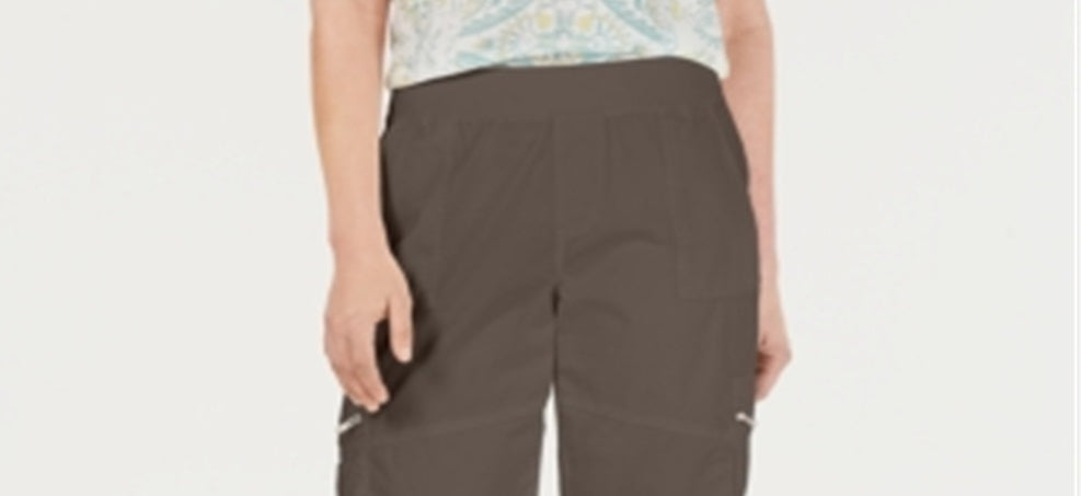 Style & Co Women's Comfort Waist Bermuda Shorts Brown Size -Petite L