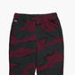Lacoste Men's Live Rose Embroidered Camo Sweatpant Berry Jam-Black, आकार एक्स-लार्ज