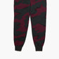 Lacoste Men's Live Rose Embroidered Camo Sweatpant Berry Jam-Black, आकार एक्स-लार्ज