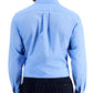 Club Room Men's Classic Regular Fit Solid Dress Shirt  Blue Size 2 Extra Large 18 (36-37)