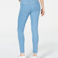 Tinseltown Juniors' High-Rise Raw-Hem Skinny Jeans Bright Blue Size 9