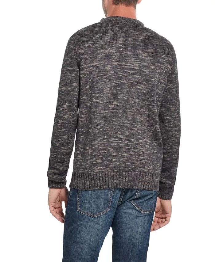 Weatherproof Vintage Men's Cross Stitch Sweater Beige Size Small